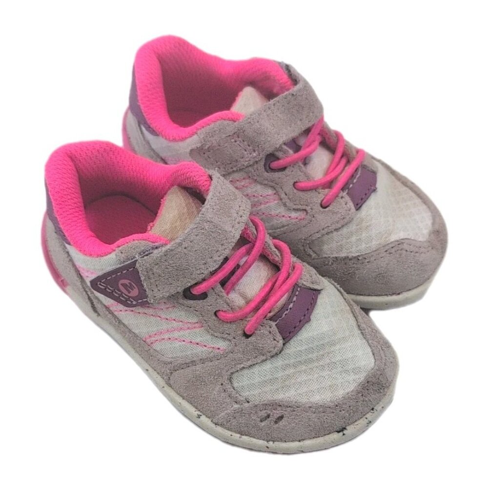 Merrell‎ Kids Bare Steps A83 Sneaker Pink Size 6M